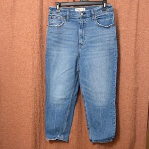 Abercrombie & Fitch The Mom High Rise Jeans - Extra Short